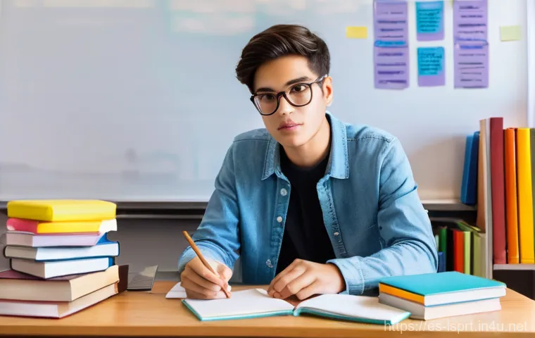 레저스포츠지도자 자격증 시험 난이도 분석 - **Prompt:** A young adult, likely in their early twenties, with a focused yet calm expression, is se...