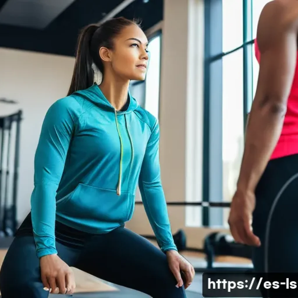 레저스포츠지도자 필기시험 자주 나오는 키워드 - **Prompt 1: Dynamic Fitness Instruction with Focus on Form and Safety**
    "A vibrant, high-energy ...