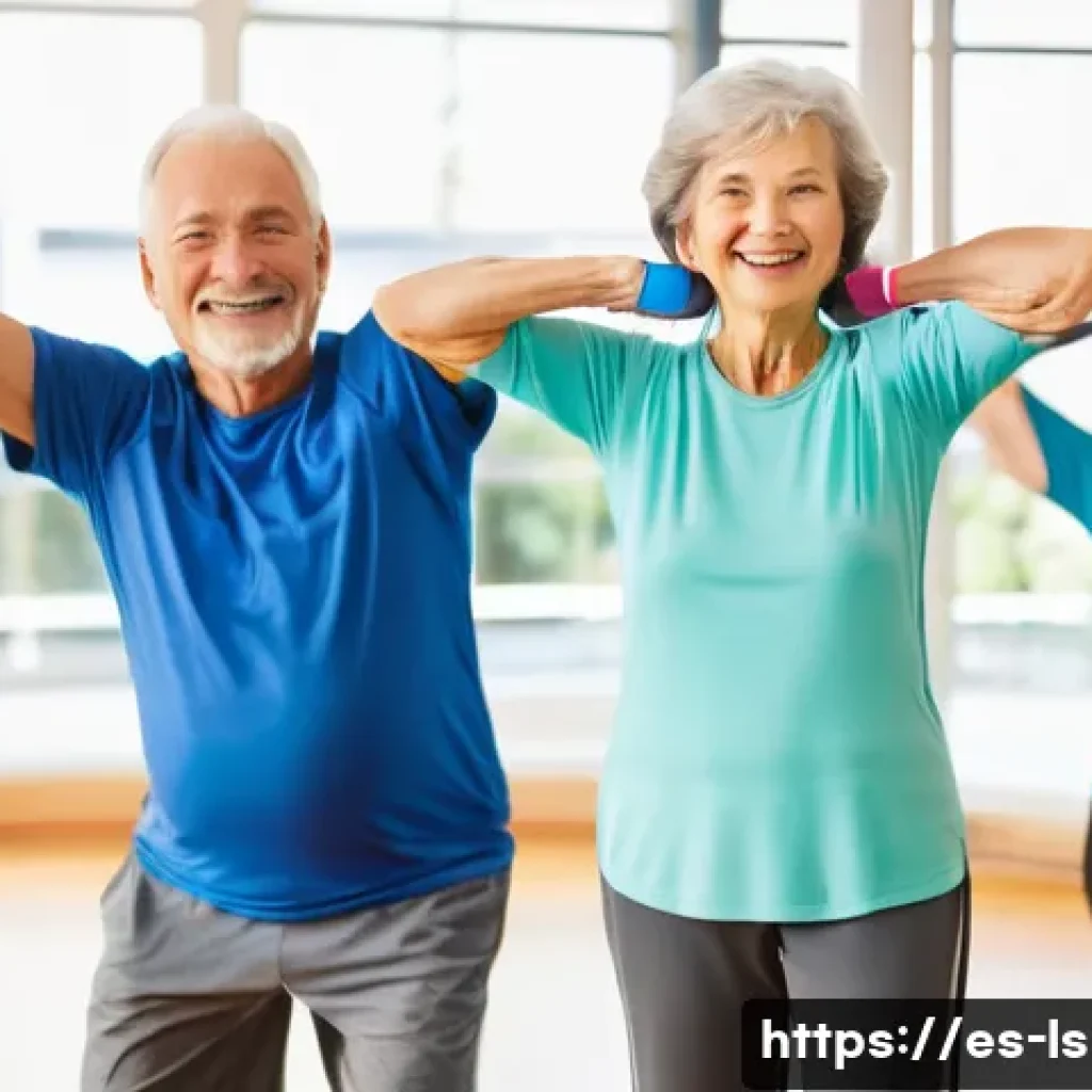 레저스포츠지도자 자격증 취득 후 경력 설계 예시 - **Prompt for Functional Training for Seniors:**
"A vibrant and diverse group of five senior adul...