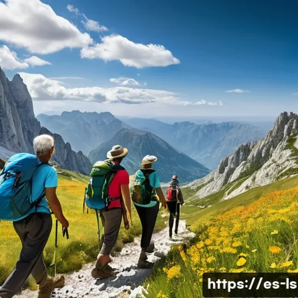레저스포츠지도자 자격증 취득 후 변화한 삶 - **Image Prompt: Mountain Hiking Adventure in Picos de Europa, Spain**
    "A vibrant, wide-angle pho...