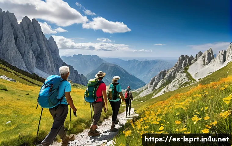 레저스포츠지도자 자격증 취득 후 변화한 삶 - **Image Prompt: Mountain Hiking Adventure in Picos de Europa, Spain**
    "A vibrant, wide-angle pho...