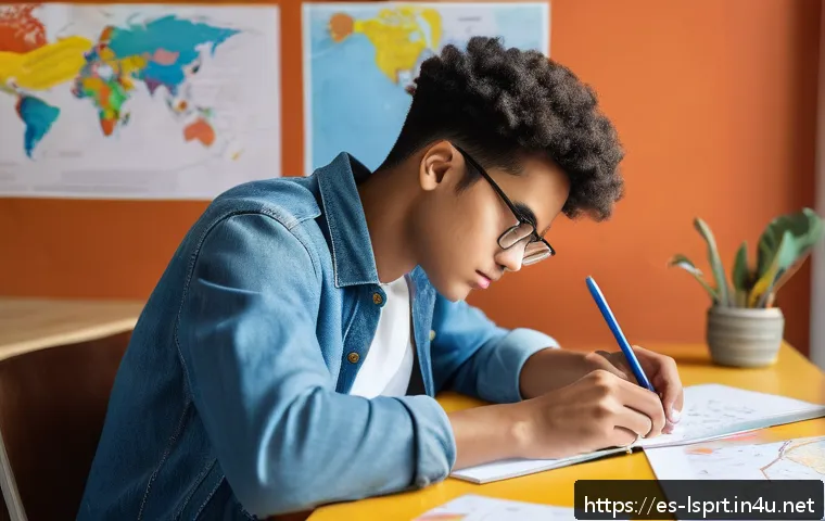 레저스포츠지도자 자격증 필기와 실기 병행 학습법 - A focused young adult student studying at a tidy desk in a cozy room filled with natural light, surr...